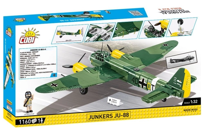 COBI WW2 Junkers Ju-88 Bomber Model