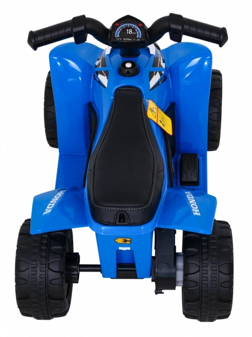 Blue Battery Operated Kids Quad with Led Lights and Horn