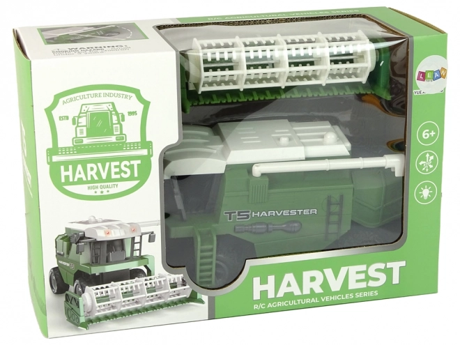 Remote Control Green Harvester Toy