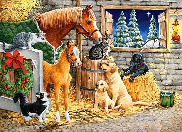 300 Piece Puzzle Gathering Friends