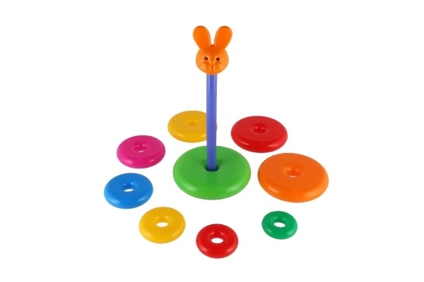 Rainbow Ring Stacking Pyramid Toy