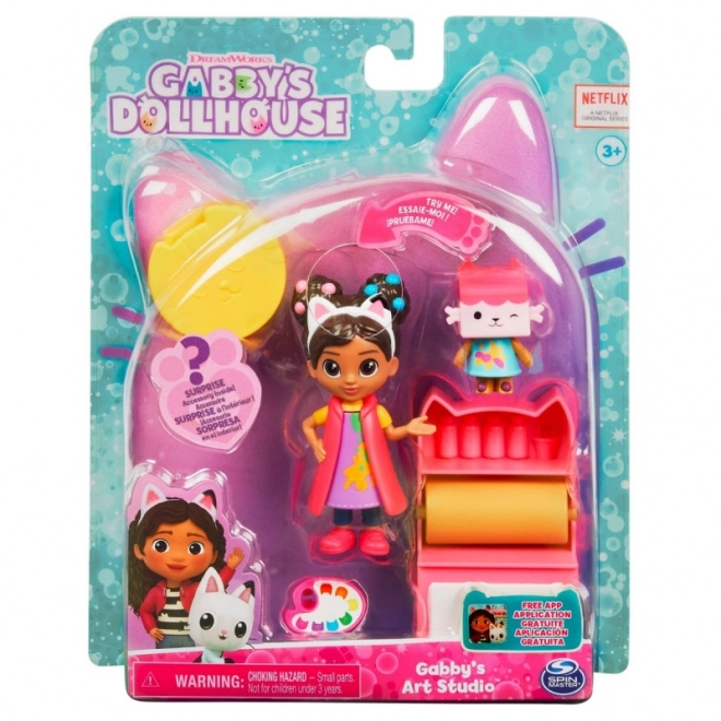 Gabby's Dollhouse Art Studio Figurine Set