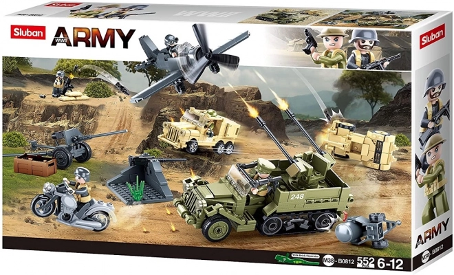 Sluban Army Military Vehicles Building Set