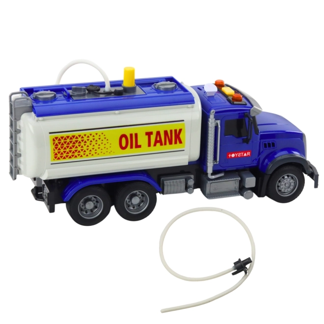Cistern truck with water and light and sound effects