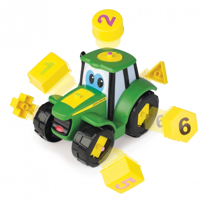 John Deere Tractor Johnny with Numbers