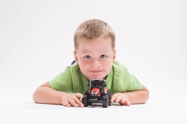 Plastic Zetor Tractor with Light and Sound 9x14cm