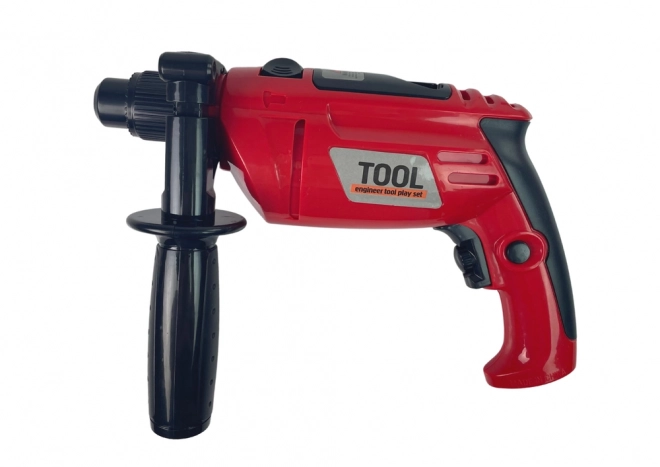 Drill Toy for Little Handyman with Screws and Bits