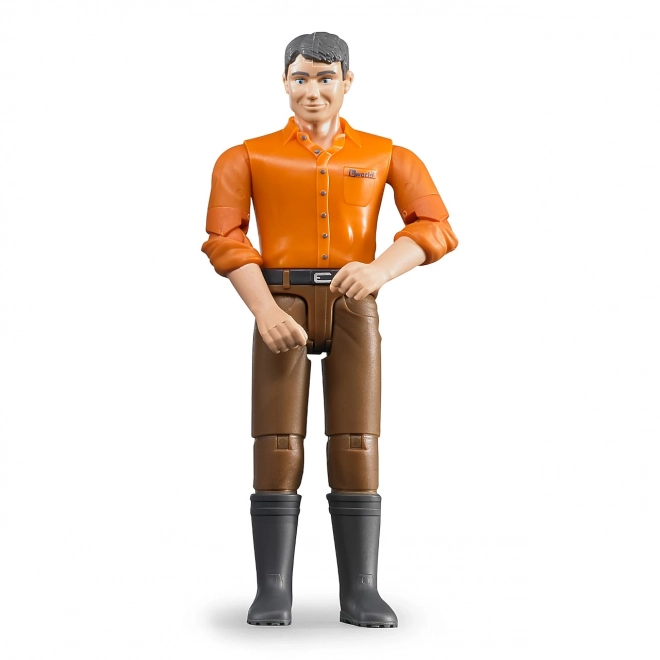 Bruder Action Figure with Orange Shirt