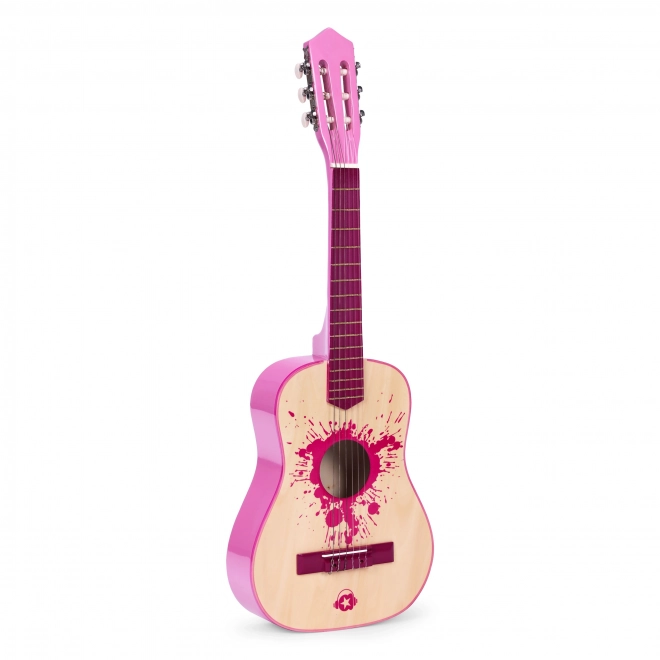 Children's Guitar Pink 34 Large by Ecotoys