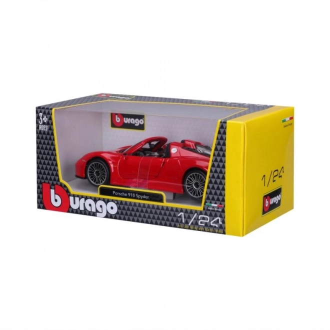 Die-cast Model Car Porsche 918 Spyder by Bburago