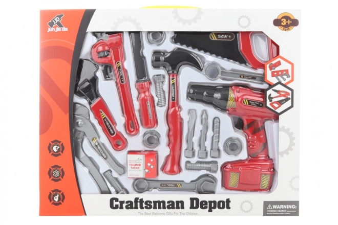 Large Tool Set with Drill