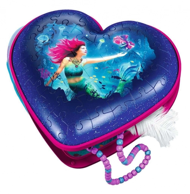 Ravensburger 3D Mermaid Heart Puzzle Jewelry Box