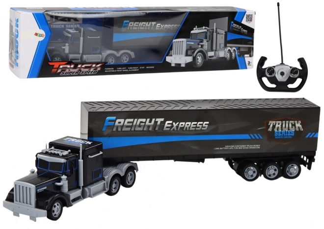 Remote Control Truck with Lights - Blue