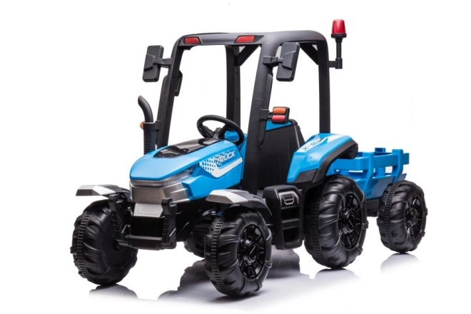 Blue Electric Ride-On Tractor