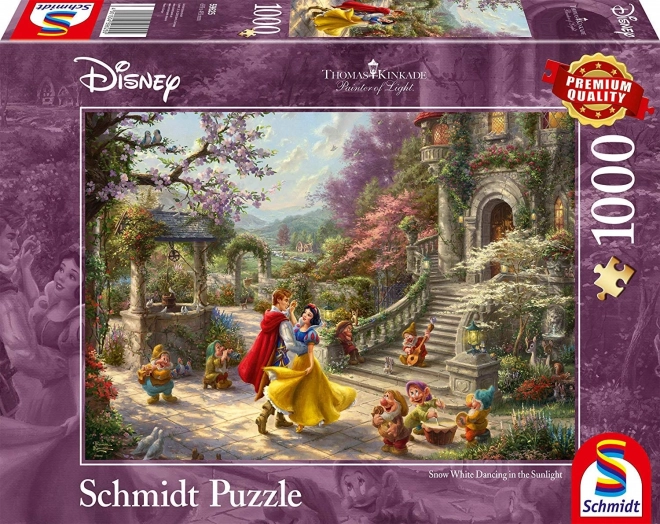 Snow White Dancing in Sunbeams Puzzle