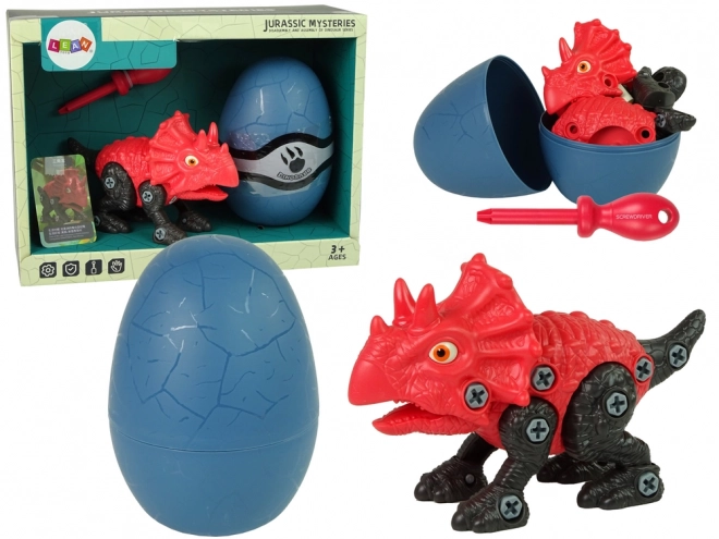 Triceratops Dinosaur with Egg DIY Set