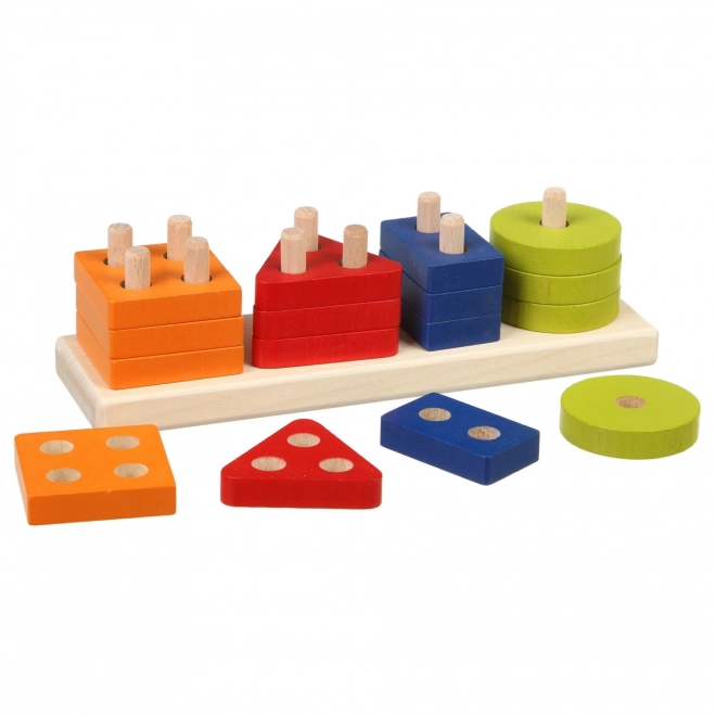 Cubika Shape Sorting Wooden Puzzle