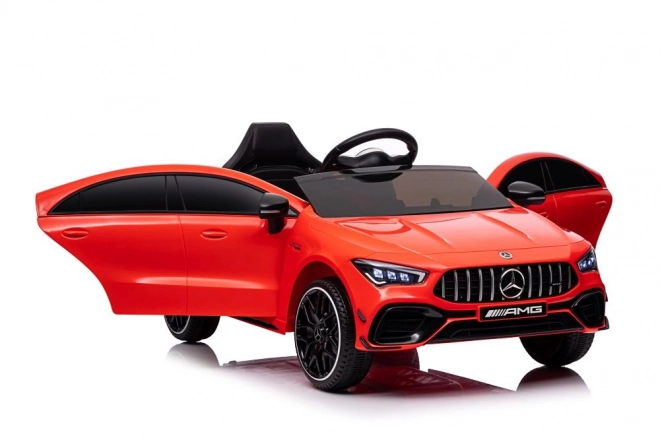 Battery-Powered Mercedes CLA 45s Red AMG 4x4 Car