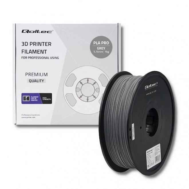 Professional 3D Printing Filament PLA PRO Gray