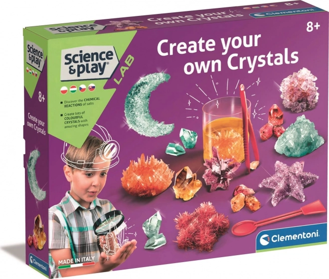 Clementoni Science and Play Crystal Making Kit