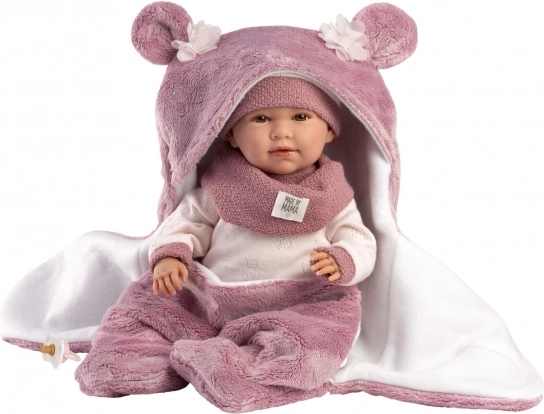 Realistic Baby Doll with Sounds and Soft Cloth Body