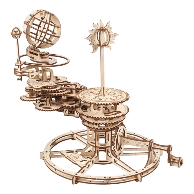 Ugears wooden mechanical tellurium puzzle