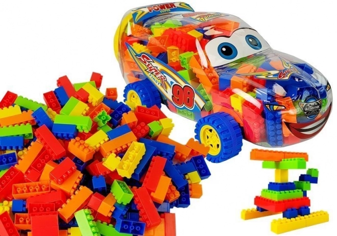 Building Blocks in Car-Shaped Jar