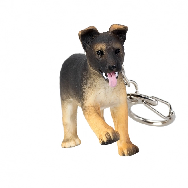 Mojo Keychain German Shepherd Puppy