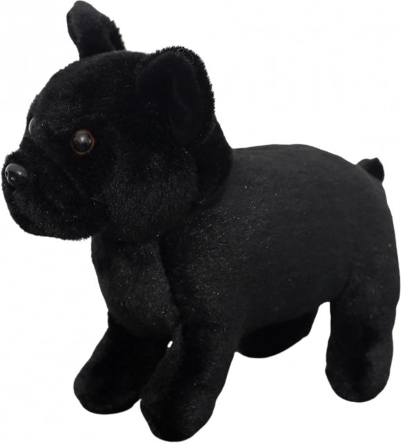 cane di peluche nero 19 cm