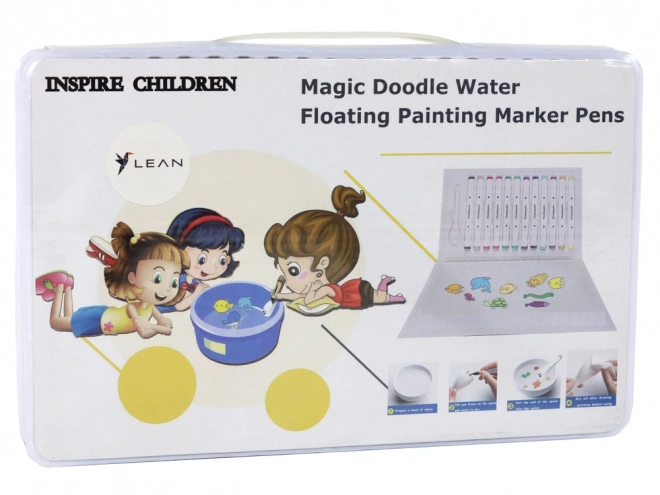 Colorful Water-Based Marker Set - 12 Pieces