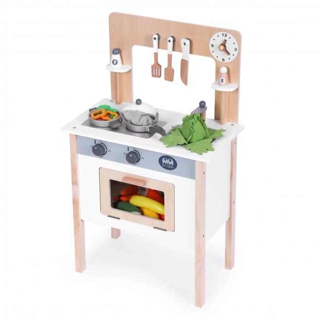 Children's Wooden Kitchen Set with Accessories by ECOTOYS