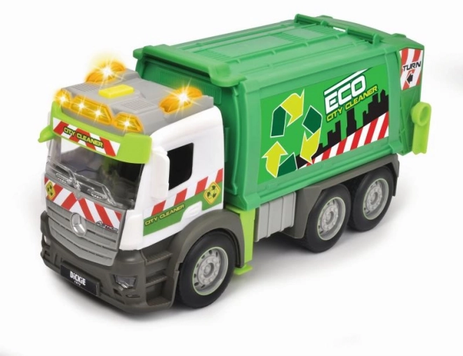 Mercedes Garbage Truck with Lights and Sounds