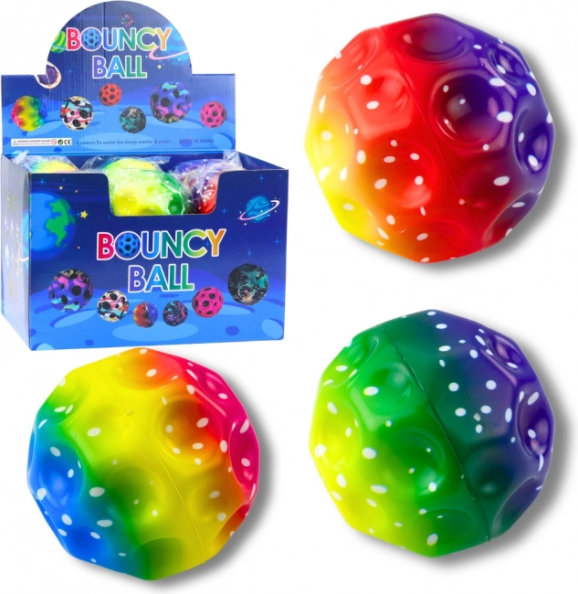 Balle en mousse à picots 10 cm – multicolore