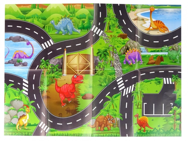 Sports Cars and Dinosaur Adventure Set