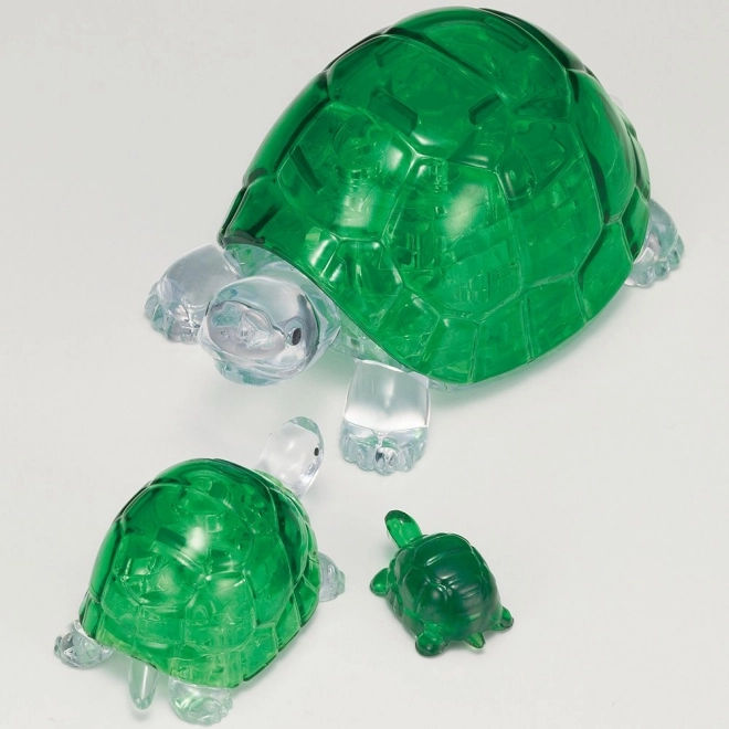 3d Crystal Puzzle Turtles 37 Pieces