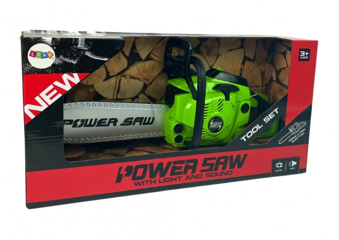 Toy Battery-Powered Chainsaw with Sound