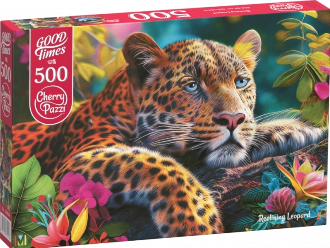 Cherry Pazzi Puzzle Lying Leopard 500 Piece