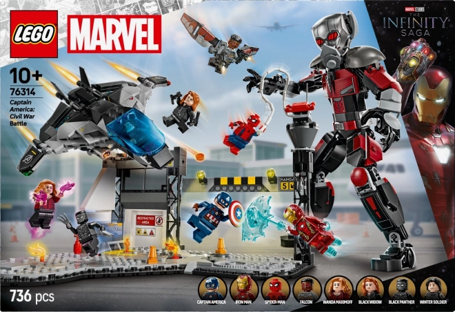 Lego Marvel Captain America Civil War Battle Set