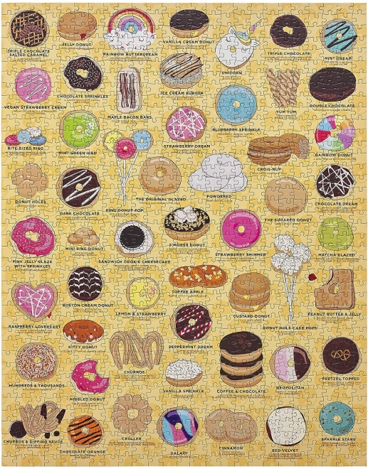 Ridley's Donut Lover's Puzzle 1000 Pieces