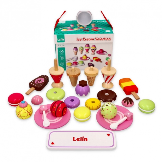 Wooden Ice Cream Toy Set