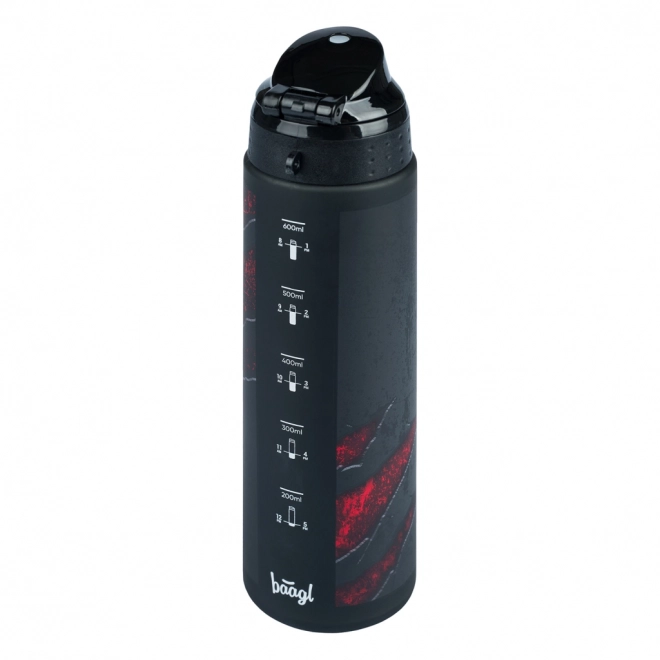 Baagl Tritan Water Bottle Lava