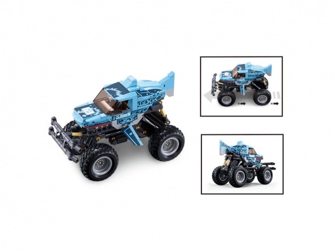 Sluban Pull-back Off-road Blue Shark