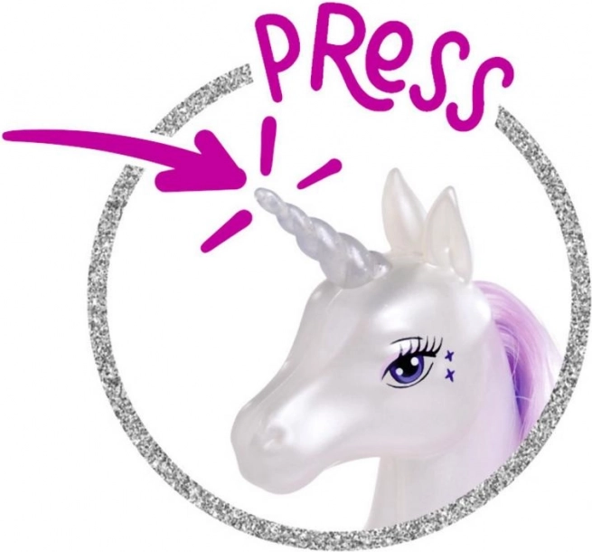 Poupée Steffi avec licorne