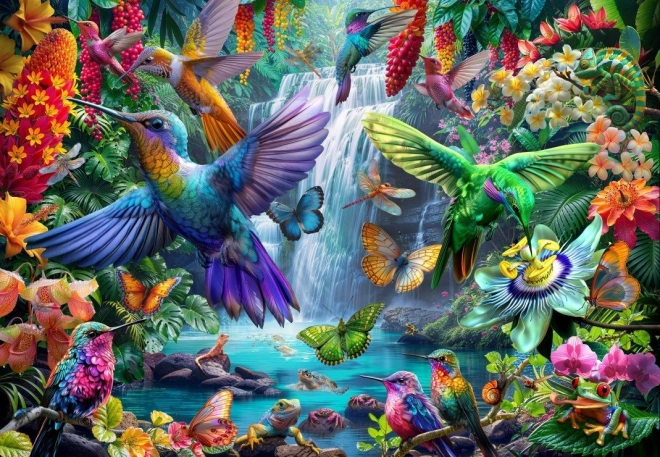 Puzzle Colibris Tropicaux 1000 pièces