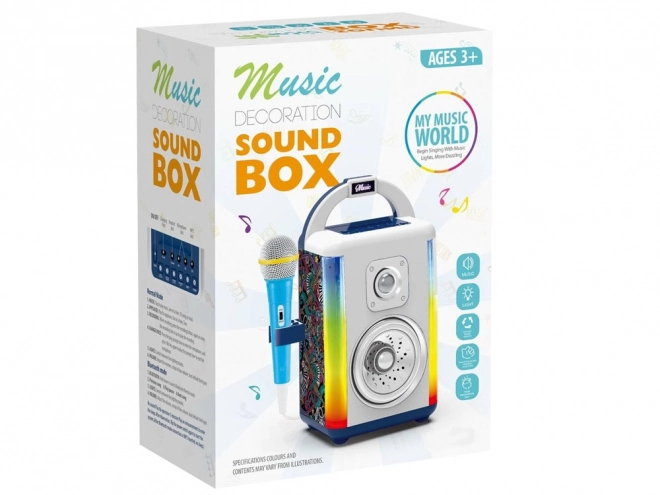 Wireless Disco Speaker with Microphone for Kids