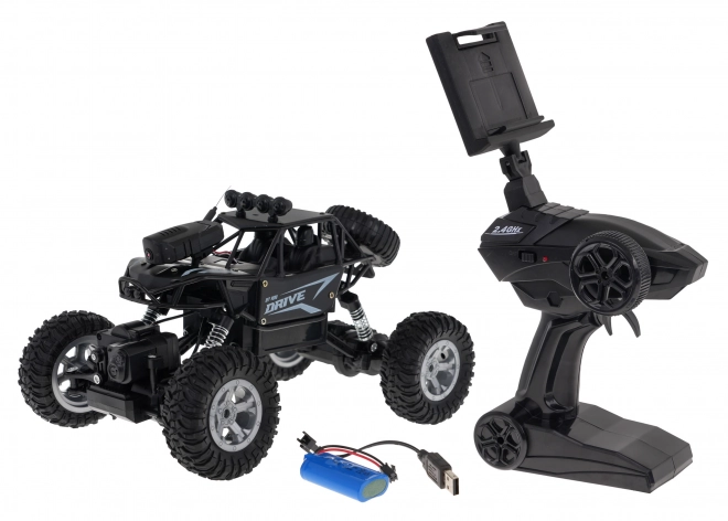 Remote-Controlled Crawler Rover with Camera