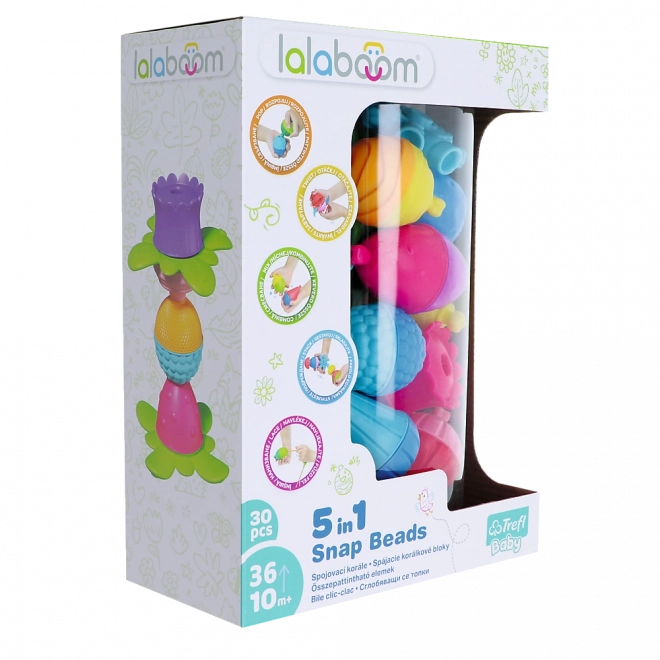 Trefl Lalaboom 5-in-1 Connectable Beads Set