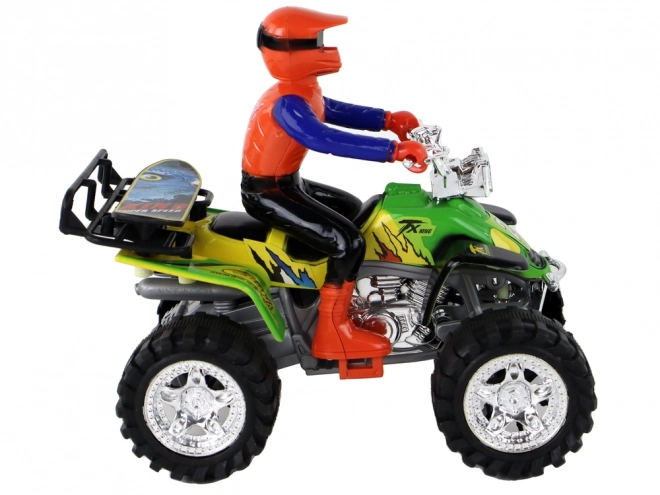 Friction Powered Push Quad Bike