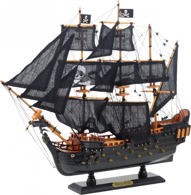 Modello decorativo di nave Perla Nera 49x43cm