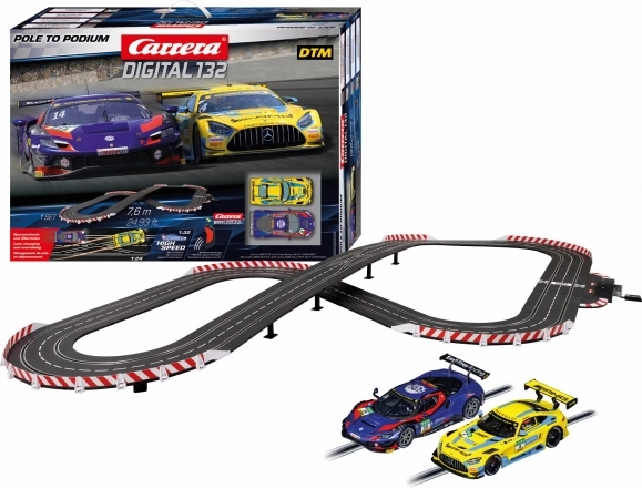 Pista Carrera Digital 132 Pole to Podium 7,6 m con Ferrari 296 GT3 e Mercedes-AMG GT3 Evo